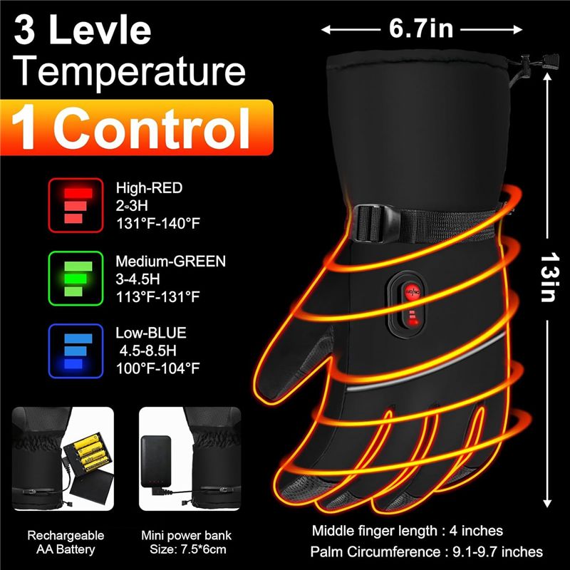 A07T-Elektrikli Isıtmalı Eldiv - Heated Gloves Electric incelemesi ve fiyatı