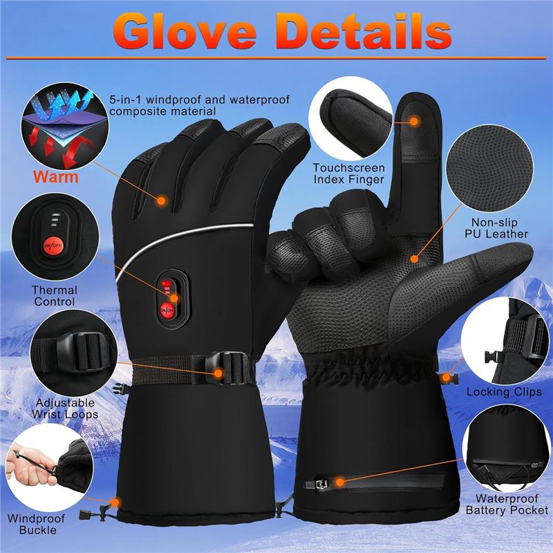 A07T-Elektrikli Isıtmalı Eldiv - Heated Gloves Electric incelemesi ve fiyatı